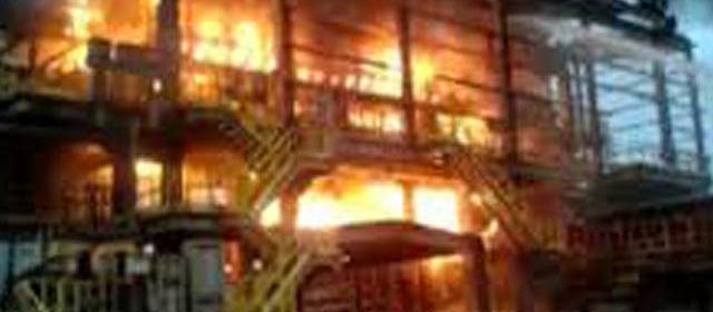 Conveyor Belt Fire Caused by Broken Roller Bearing